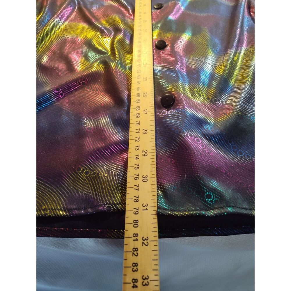 VINTAGE METALLIC PARTY SHIRT COLORS Glimmer PSYCHEDELIC Long Sleeve 1460 - Picture 6 of 7